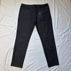 BYLT Tech Denim Everyday Pant Mens 36 Indigo Stretch Pants New With Tags
